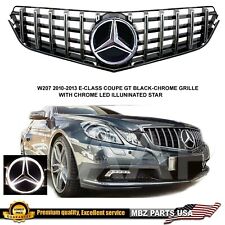 2010 2011 2012 2013 E-Class Coupe GT Grille Illuminated Led Star GT Mercedes picture