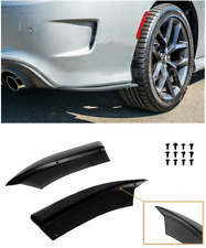 FOR 15-2022 DODGE CHARGER SRT STYLE REAR BUMPER SIDE APRONS PAINTED GLOSSY BLACK picture
