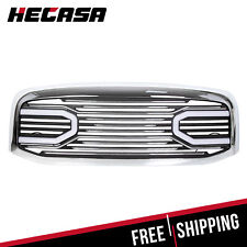 For 06-09 Dodge RAM 2500 3500 1500 Front Hood Chrome Big Horn Grille+Shell+Light picture
