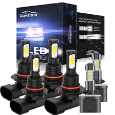 For 2001-2006 Chevy Tahoe 6500K LED Headlight High Low + Fog Light Bulbs Combo picture