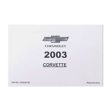 2003 50th Anniversary Corvette Owners Manual - Reproduction 623660 picture