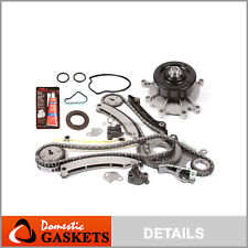 04-12 Dodge Jeep Ram 3.7L Timing Chain Water Pump Kit+Timing Cover Gasket Set picture