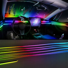 18 In 1 Full Color Streamer Car Ambient Lights RGB 64 Color LED Interior Strips picture