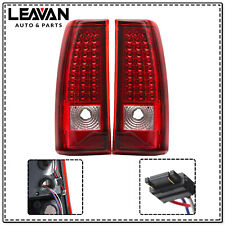 For 1999-2002 Chevy Silverado Sierra 1500 2500 LED Tail Lights Brake Lamps Pair picture