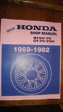 Official Service Shop Manual 1969-1982 Honda Trail 70 CT70 CT70H ST50 ST70 picture