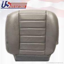 2003 to 2007 Hummer H2 Driver Side Bottom Genuine Leather Seat Cover Wheat Gray  picture