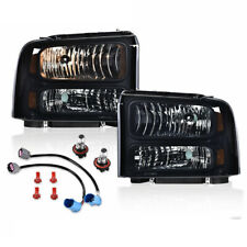 FIT FOR FORD F-250 F-350 SUPER DUTY EXCURSION 99-04 CONVERSION HEADLIGHTS W/BULB picture