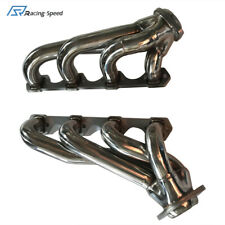 For 85-96 Ford Mustang GT 5.0L Stainless Steel Exhaust Manifold Long Tube Header picture