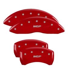 MGP Caliper Covers Set of 4 Red finish Silver MGP picture
