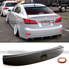 For 06-12 IS250 IS350 ISF Unpainted WD W Style ABS Rear Trunk Lip Wing Spoiler picture
