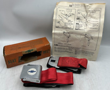 RARE 1963 Early OEM Chevrolet Impala? Red Webbing Irving IC-5000 Seat Belt picture