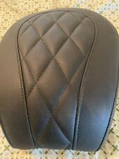 Mustang Wide Tripper Passenger Motorcycle Seat, Diamond Stitch - Black, 76813 picture