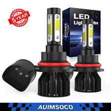 H4/9003 LED Headlight Bulbs Conversion Kit High Low Dual Beam 6000K White 2x picture
