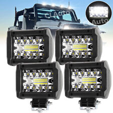 4Pcs 4inch LED Work Light Bar Spot Pods Fog Lamp Offroad Driving Truck SUV ATV picture