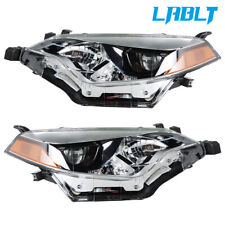 LABLT Left&Right Headlights Halogen Clear Headlamps For 2014-2016 Toyota Corolla picture