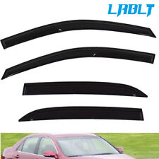 LABLT Window Visors Sun Rain Guards Deflectors Black For 2003-2007 Honda Accord picture