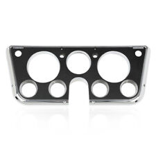 Fit For 1967-1972 Chevy C10 Truck Dash Bezel Black/Chrome with 7 Hole picture