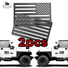 2PCS 3D US American Flag Emblem Decals for Car Truck SUV 5