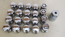 20  Honda Chrome OEM Factory Radius Lug Nuts 14x1.5 Thread With Locking Lugs. picture