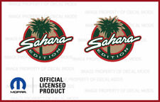 1997 - 2002 Jeep Wrangler SAHARA EDITION TJ side fender decals stickers FJ4E3 picture