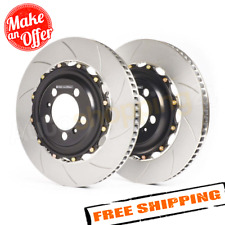 GiroDisc A1-034 380mm Slotted Front Rotors (w/Spacers) for 02-04 Audi RS6 (C5) picture