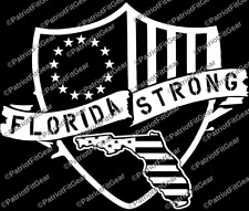 Florida Strong,Pray For Florida,Huricane Ian,Faith Family,Custom Vinyl Decal picture