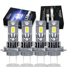For Mercedes-Benz C250 C300 C350 - 4pc Combo Headlight High Low Beam LED Bulbs picture