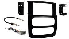 Complete Double ISO DIN Stereo Mounting Install Trim Kit W Wiring Harness Plugs picture