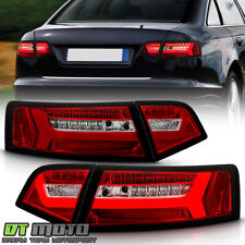 Red Clear 2009 2010 2011 Audi A6 S6 Sedan LED Tail Lights Brake Lamps Left+Right picture