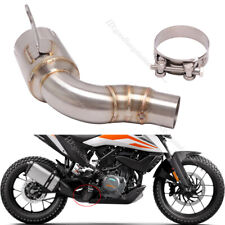 Mid Exhaust Pipe Slip On Modified for Duke 390 RC390 Adventure 390 250 2021-2023 picture