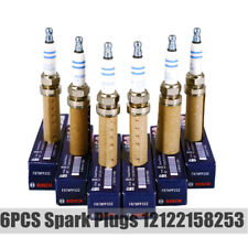 6PCS Bosch Spark Plugs Platinum 12122158253 For BMW X5 E60 E83 E85 E90 US picture