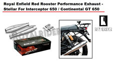 Royal Enfield Red Rooster Exhaust Muffler Silencer Stellar For GT 650 /Inter 650 picture