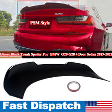 FOR 19-23 BMW G20 330i M340i M3 G80 GLOSSY BLACK PSM LOOK HIGHKICK TRUNK SPOILER picture