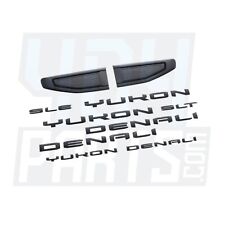 2021-2023 GMC Yukon SLE SLT Denali Black Emblem Package Genuine GM 84941455 picture