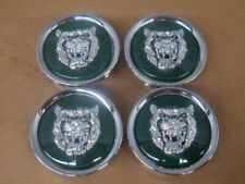 Jaguar Green Wheel Badge Emblem Center Hub Cap Set Of 4 MNA6249AB Fits 1988-2012 picture