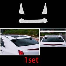 Combat Style Roof Boot Spoiler Wing Flap ABS White Fit For Cadillac ATS 2013-20 picture