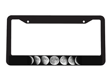 Moon Phases Lunar Eclipse Sky Galaxy Luna Astrology Car License Plate Frame picture