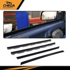 Inner & Outer Window Sweep Felt Seal Weatherstrip 4 Pcs Kit Fit for Chevy Truck picture