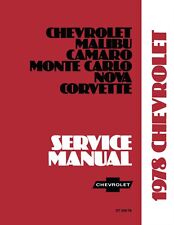 1978 Chevrolet Service Manual picture