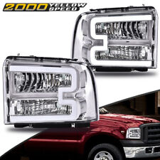 Fit For 2005-2007 F250 F350 F450 Super Duty Replacement LED Headlights Headlamps picture
