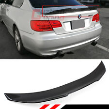FOR 2007-12 BMW E92 M3 335i 328i V2 PSM Highkick Carbon Fiber Trunk Spoiler Wing picture