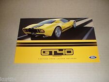 2003 Ford GT40 concept GT 2004 2005 2006 sales brochure folder literature picture