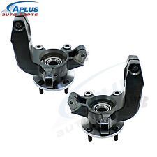 2x Front Steering Knuckle & Wheel Bearing Hub Assembly For 2006-2011 Ford Focus picture