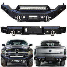 Vijay For 2013-2018 Dodge RAM 1500 Front or Rear Bumper w/LED Lights & D-rings picture