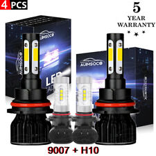 4x 9007+9145 COB LED Headlight Fog Lights for Ford F-250 F350 Super Duty 2004 picture