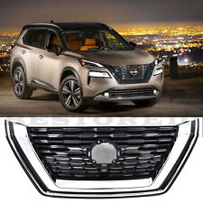 For 2021-2023 Nissan Rogue SL/SV Front Grille Assembly Chrome W/Camera Hole picture
