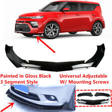 Add-on Universal For 2020-2023 Kia Soul Gloss Black Front Bumper Lip Splitter picture