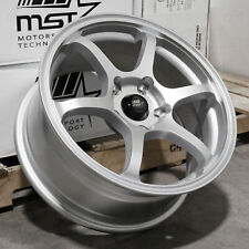 16x7 Glossy Silver Wheels MST MT40 5x114.3 38 (Set of 4)  73.1 picture