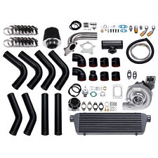 T3/T4 Turbo+Intercooler+Piping+Wastegate 11PCS Kit For BMW E46 330Ci/330Xi 00-07 picture