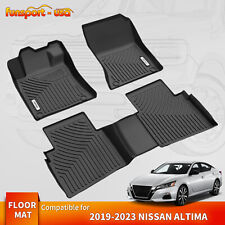 TPE Rubber All-weather 2 Row Floor Mat Liner Set for 2019-2024 Nissan Altima picture